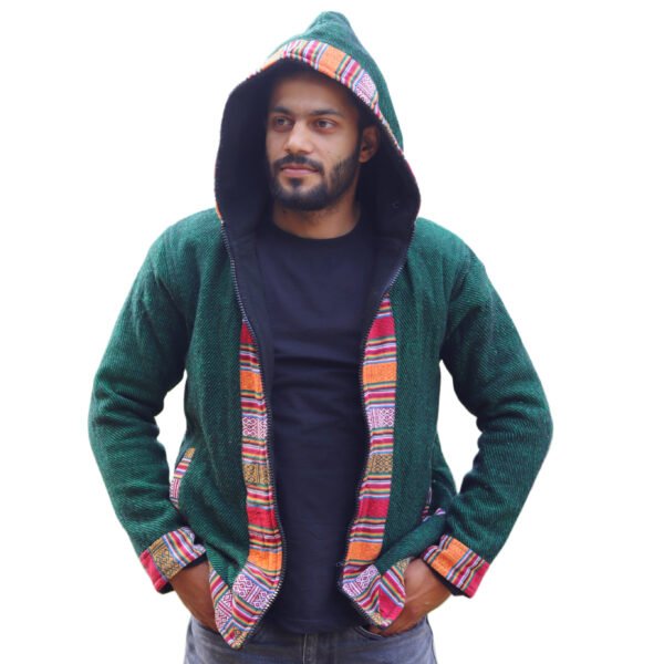 himachali jacket green