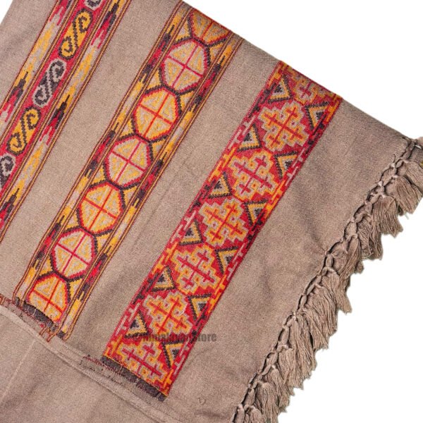 Himachali Design Yak Wool Shawl - Image 8