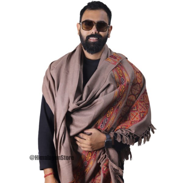 Himachali Design Yak Wool Shawl