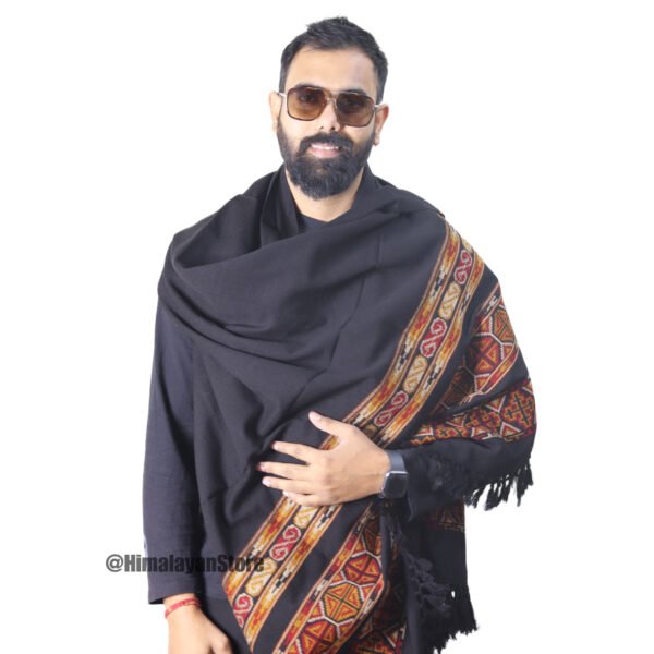 Himachali Design Yak Wool Shawl