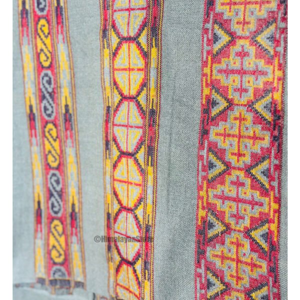 Himachali Design Yak Wool Shawl - Image 3
