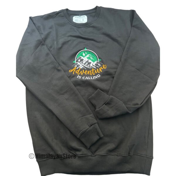 Adventure is Calling Unisex Embroidered Sweatshirt - Image 5