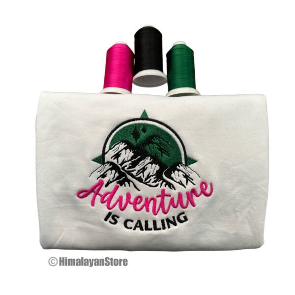 Adventure is Calling Unisex Embroidered Sweatshirt - Image 13
