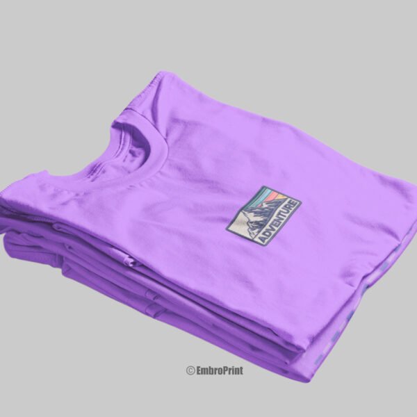 Adventure Awaits Embroidered Oversized Unisex Tshirt - Image 2